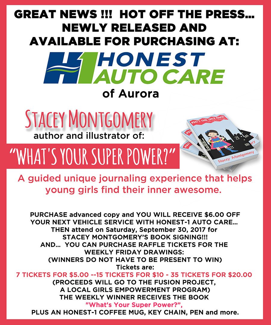 Your Super Power Flyer | Honest-1 Auto Care Aurora